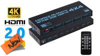Conmutador Matrix 4x4 puertos HDMI 1080p