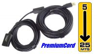 Cable de extensión de señal USB 2.0 A Macho a A Hembra