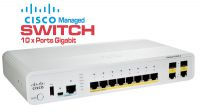 Switch Cisco refurbished WS-C2960CG-8TC-L 8p Gigabit + 2x Dual Uplink