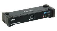 Data switch KVM 2 puertos DVI+Hub USB y audio 7.1