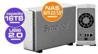 Caja externa NAS DS120J 2.5/3.5" 1Bay SATA up a 16TB 2xUSB 2.0 Lan Giga Raid 1