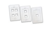 Placa frontal para Keystone vertical blanca
