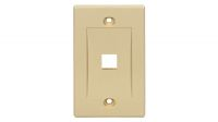 Placa frontal para Keystone vertical marfil