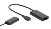 Cable adaptador Micro USB para HDMI Hembra 1080p MHL