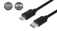 Cable USB 3.1 C Macho a USB 2.0 Micro B macho