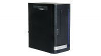 Caja mini ITX "IRIS Series" sin fuente negra