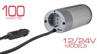 Inversor de 12V DC para 230V AC 100W con puerto USB