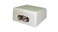 Caja de superficie RG58 con interruptor de red Thin–Ethernet