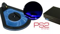 Soporte azul para PlayStation 2