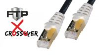 Latiguillo de red FTP Gold Cat. 5E Cross Over negro