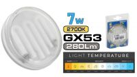 Lámpara bajo consumo reflectora GX53 15Kh