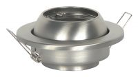 Aro con bola para focos de empotrar MR16 50mm metálico