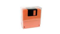 Archivador 3,5" marfil "flip top"/ 10 disquetes