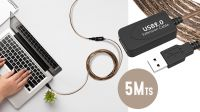 Cable de extensión activo USB 2.0 5m