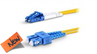 RL 1303 : Cable de fibra óptica monomodo LC/UPC - SC/UPC  9/125µ Duplex 3mm (3 m)