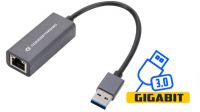 Adaptador USB 3.0 Ethernet RJ45 Gigabit blanco