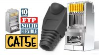 Conectores RJ–45 macho Cat. 5