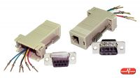 Adaptadores modulares RJ45 > D–Sub.