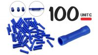 Conjunto de 100 terminales tipo unión 1.5-2.5mm azul