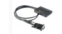 Conversor SVGA a HDMI + Audio alimentación usb  negro 1m