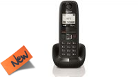 Teléfono inalámbrico Gigadset AS405H Terminal LCD negro y gris