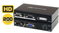 Kit de extensión VGA y audio RS–232 con mando IR hasta 150m por UTP